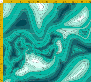 "Ocean Depth Map" by ravynka -- link!
