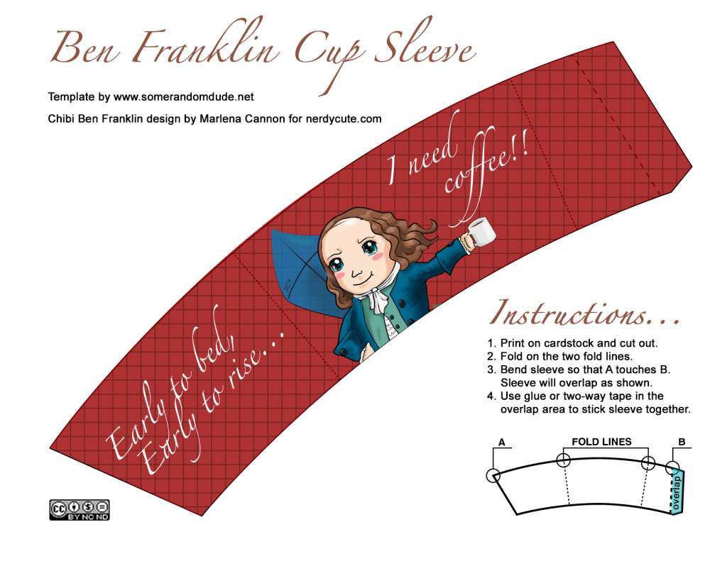 chibi-franklin-paper-coffee-cup-sleeve