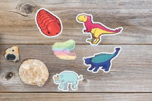 Prehistoric Friends Sticker Pack