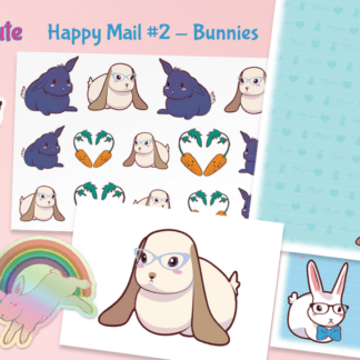 Fluffle of Bunnies Sticker & Stationery Pack